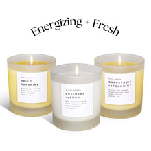 Load image into Gallery viewer, Slow North - All Natural Signature Candle Bundle - Energizing + Fresh Trio
