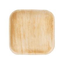 Load image into Gallery viewer, Karmic Seed - Compostable Palm Leaf Square Plates 7"