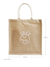 Load image into Gallery viewer, Korissa - Natural Jute Shopping Bag - Reusable and Eco-Friendly