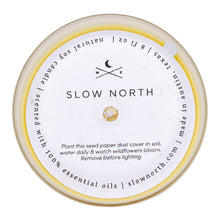 Load image into Gallery viewer, Slow North - All Natural Soy Wax Candle - Grapefruit + Geranium + Lime Scent