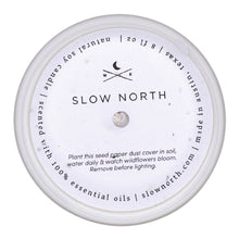 Load image into Gallery viewer, Slow North - All Natural Soy Candle (Fir + Pine + Patchouli)