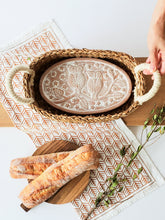 Load image into Gallery viewer, Korissa – Bread Warmer and Basket – Owl Oval