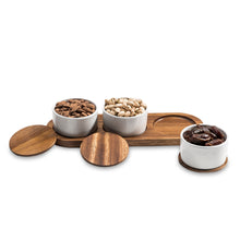 Load image into Gallery viewer, Kalmar Home - Condiment Ceramic Bowls with Lids (Set of 3)