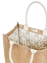 Load image into Gallery viewer, Korissa - Natural Jute Canvas Market Bag With Pompom
