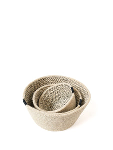 Korissa – Amari Bowl Set (Black, Set of 3)