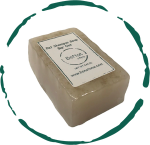 BeNat Pets. - All-Natural Pet Shampoo Bar - Oats Scent