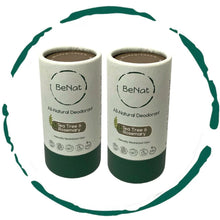 Load image into Gallery viewer, BeNat - All-Natural Deodorant - 2 Pack
