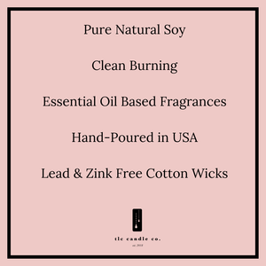 TLC Candle Co. - Amber Noir Sandalwood Soy Candle