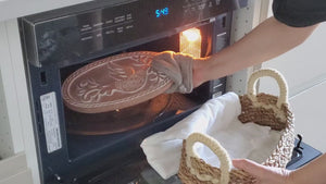 Korissa - Bread Warmer & Basket - Owl Round