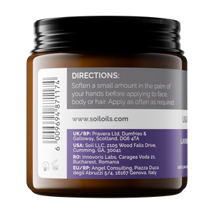 Soil - Organic Ugandan Shea Butter - Lavender Scented 100ml