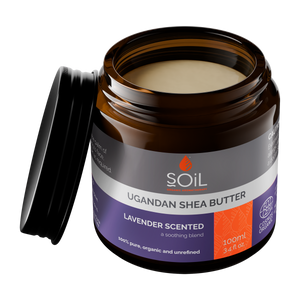 Soil - Organic Ugandan Shea Butter - Lavender Scented 100ml