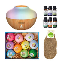 Load image into Gallery viewer, Pursonic - Bath &amp; Aromatherapy – Essential Oils, Bath Bombs &amp; More Bundle
