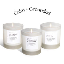 Load image into Gallery viewer, Slow North – All Natural Signature Candle Bundle – Calm + Grounded Trio
