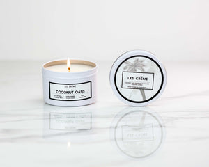 Les Creme - All Natural Coconut Oasis Wax Candle