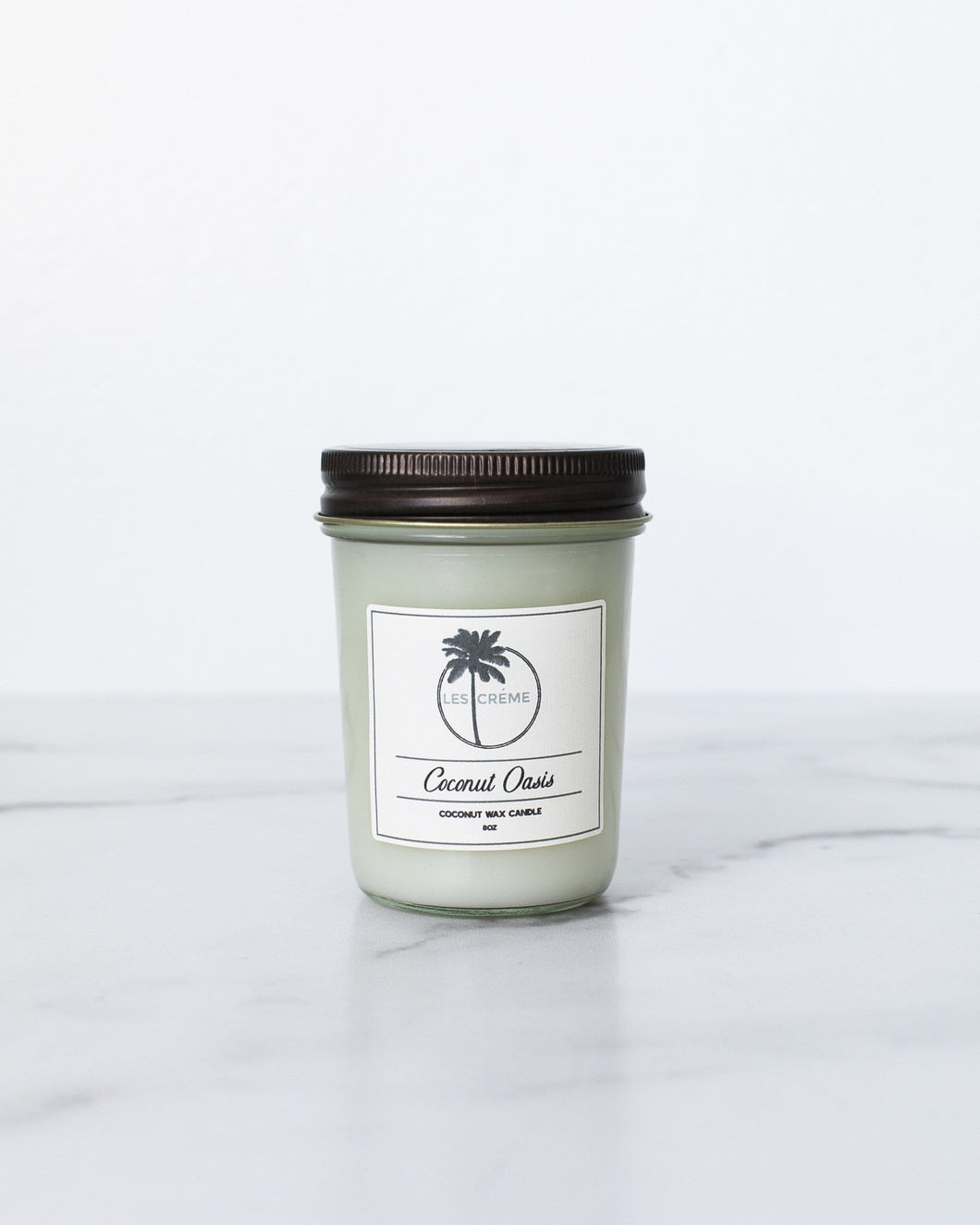 Les Creme - All Natural Coconut Oasis Wax Candle