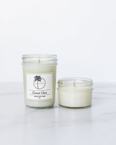 Les Creme - All Natural Coconut Oasis Wax Candle