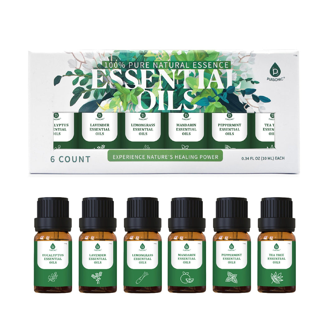 Pursonic - 100% Natural Aromatherapy Essential Oils Collection