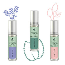 Load image into Gallery viewer, Pursonic - Aromatherapy Essential Oil Rollerballs (Lavender, Peppermint, Rosehip)
