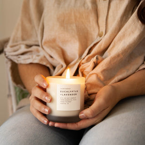 Slow North - All Natural Soy Wax Candle - Eucalyptus + Lavender Scent