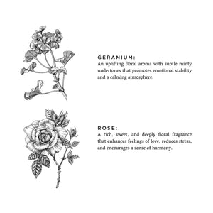 Slow North - Natural Soy Wax Candle - Geranium + Rose Scent