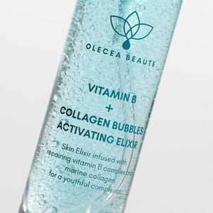 Olecea™ - Collagen Elixir Serum: Vitamin B + Activating Collagen Bubbles