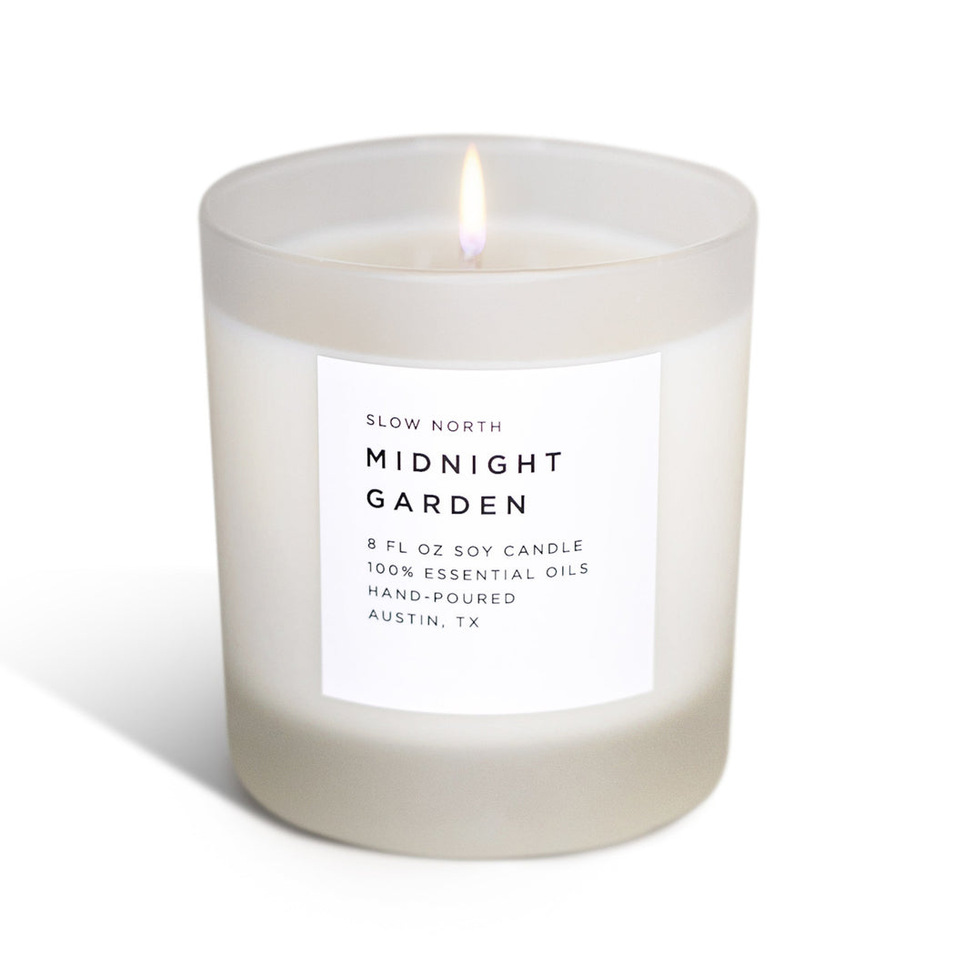 Slow North - All Natural Soy Wax Candle - Lavender + Rosemary + Geranium Scent