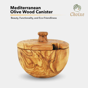 Choixe - Mediterranean Olive Wood Canister 6oz.