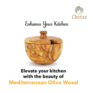 Choixe - Mediterranean Olive Wood Canister 6oz.