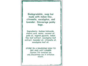 BeNat Pets. - All-Natural Pet Shampoo Bar - Oats Scent