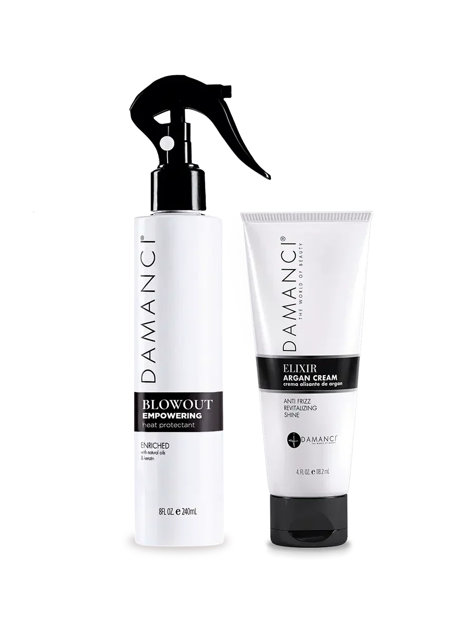 Damanci - Argan Cream and Blowout Spray - Quick Fix kit