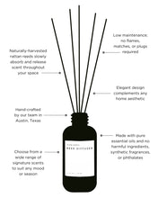 Load image into Gallery viewer, Slow North - All Natural Reed Diffuser - Lemongrass + Tangerine Scent
