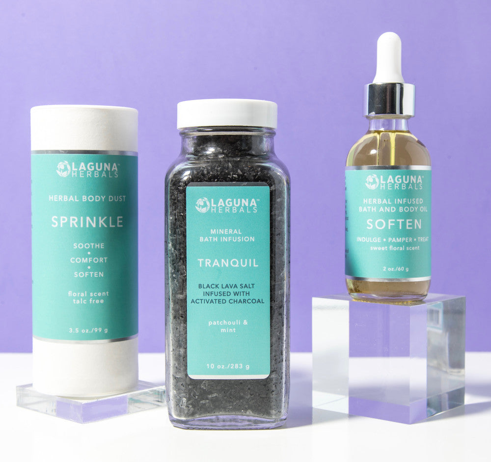 Laguna Herbals - Activated Charcoal Detox Bath Set