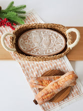 Load image into Gallery viewer, Korissa – Bread Warmer and Basket – Owl Oval
