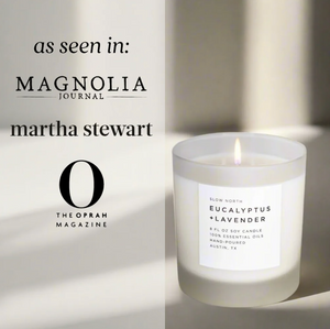 Slow North – All Natural Signature Candle Bundle – Calm + Grounded Trio