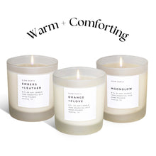 Load image into Gallery viewer, Slow North - All Natural Soy Wax Candle - Warm + Comforting Trio
