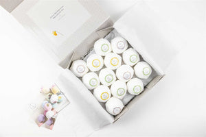 Lizush - 14 Bath Bombs Gift Box - 100% Natural and Relaxing