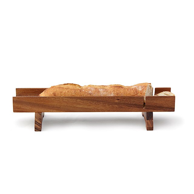 Kalmar Home - Kronberg Acacia Wood French Bread Slicer
