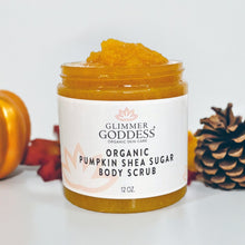 Load image into Gallery viewer, Glimmer Goddess - Organic Pumpkin Shea Sugar Body Scrub
