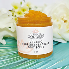 Load image into Gallery viewer, Glimmer Goddess - Organic Pumpkin Shea Sugar Body Scrub
