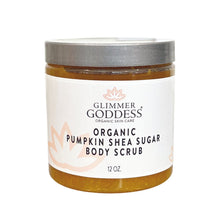 Load image into Gallery viewer, Glimmer Goddess - Organic Pumpkin Shea Sugar Body Scrub
