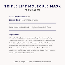 Load image into Gallery viewer, Caire Beauty - Triple Lift Molecule Mask
